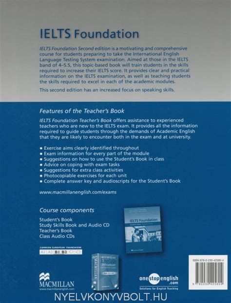 Ielts Foundation Second Edition Teachers Book Nyelvkönyv Forgalmazás
