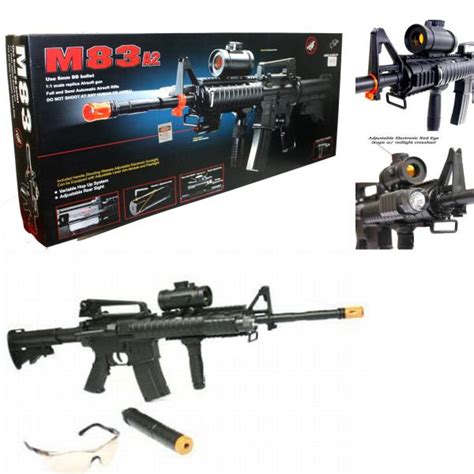 Aeg M16 Automatic Electric Airsoft Gun Assault Rifle M83a2 M83 M4 Air Soft Guns Ebay
