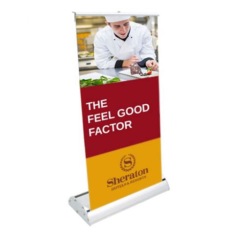 Promotional Logo Deluxe Mini Retractor Graphic Banner Kit