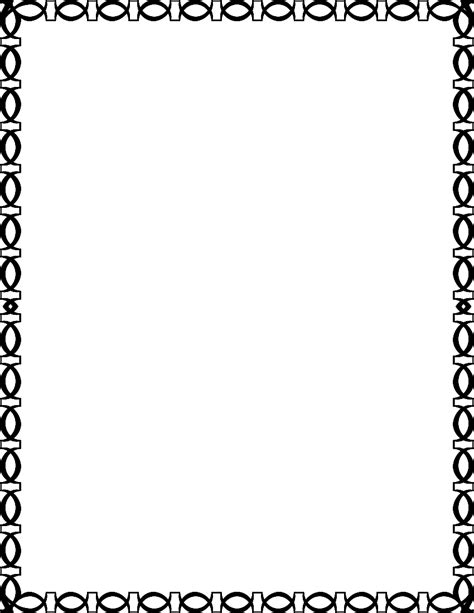 Simple Border Design Black And White Png - Just go Inalong