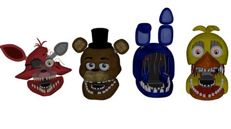 W Freddy W Bonnie W Chica And W Foxy V2 By A1234agamer On Deviantart