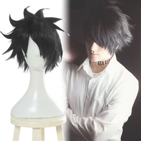 The Promised Neverland Ray Short Black Straight Hair Mens Cosplay Wig