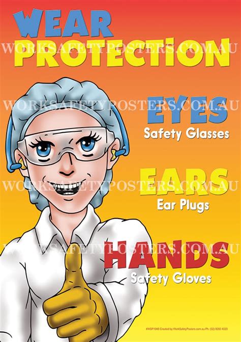 Wear Protection Ppe Workplace Safety Poster