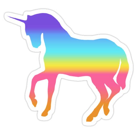LGBT Non Binary Gender Unicorn Stickers By Lilxpie Redbubble