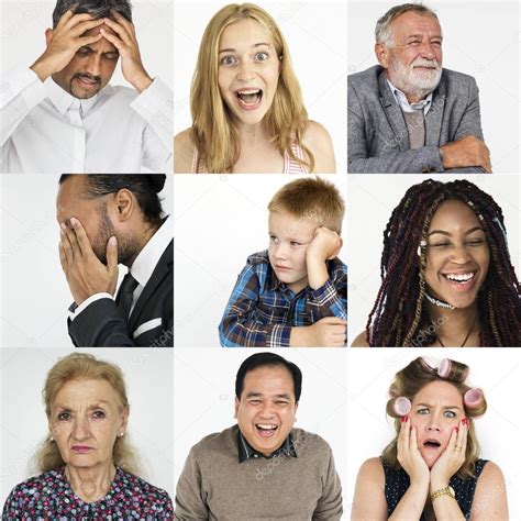 People with different emotions on the face — Stock Photo © Rawpixel #159433070