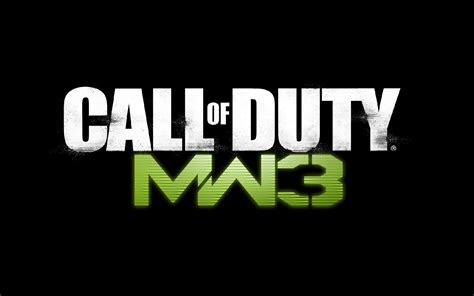 Call Of Duty Mw3 Logo Wallpaper Ponsel