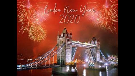 London New Year 2020 New Year Eve London 2020 Fire Work Happy