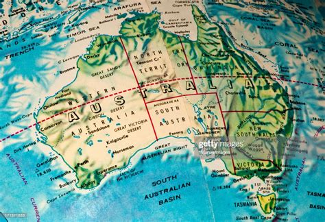 Print all 39 pieces (34 whole countries + russia's european part divided in 5 pieces)and test your geography skills! Australia Map On A Globe Showing Earth Curvature Stock Photo - Getty Images