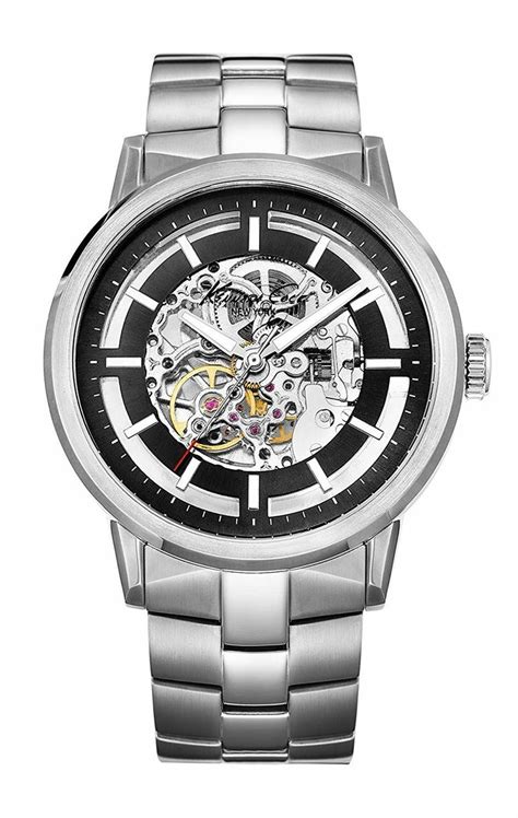 kenneth cole new york automatic silver dial kc3925 mens watch watch direct australia