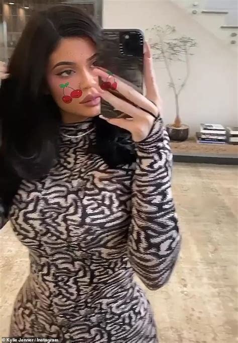 Kylie Jenner Flaunts Her Curves As She Gets Ready For A Drive In An Eye Popping Patterned