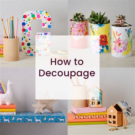 How To Decoupage Hobbycraft