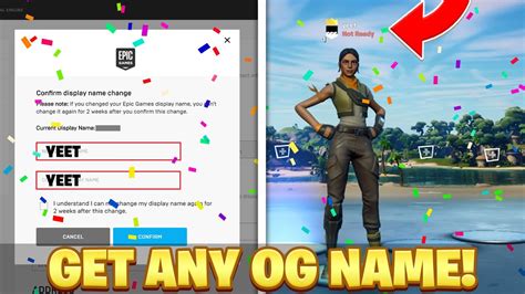 How To Get Any Og Epic Name In Fortnite Chapter 4 Season 4 Easy
