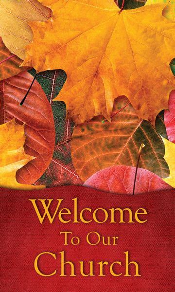 Church Banner Fall And Thanksgiving Welcome Church Banners Church