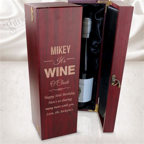 Our Stunning Rosewood Wooden Wine Box Makes A Perfect Gift For The Wine