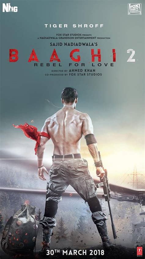 Tiger Shroff Disha Patani S Baaghi First Look Posters Release On