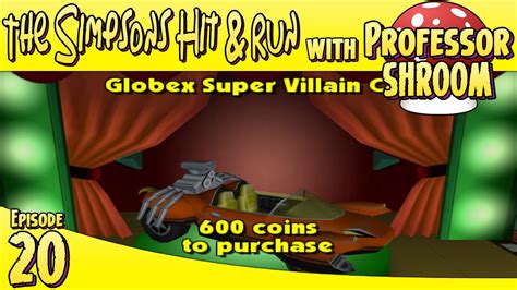 The Simpsons Hit And Run Ep20 Globex Super Villain Car Youtube