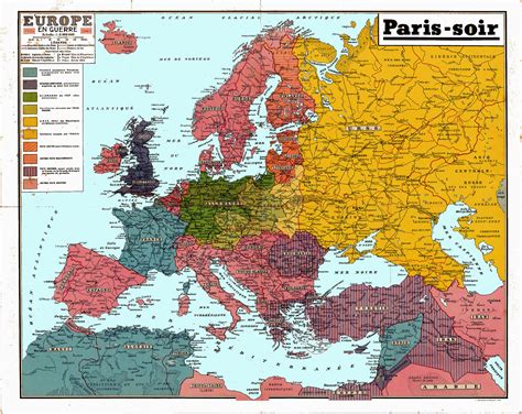Карта европы до 1939 года на русском языке