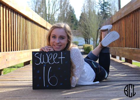 Sweet 16 Photo Shoot With Chalkboard Photo By Clarkography Photography