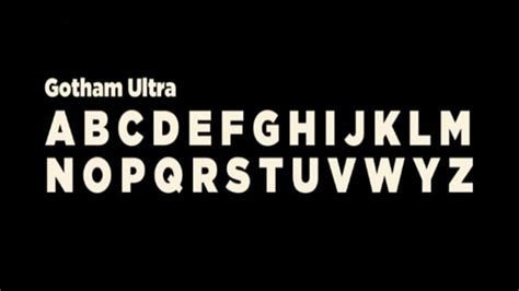 Gotham Ultra Font Download The Fonts Magazine