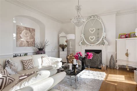 Romantic Living Room Design With Shabby Chic Style From Colin Cadle