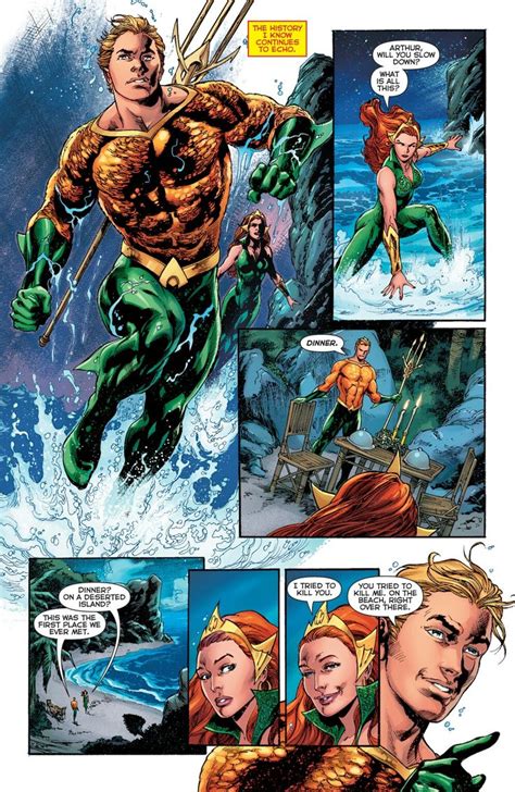 Aquaman And Mera Dc Comics Art Superhero Comic Comics