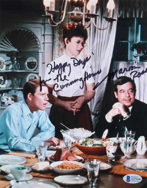 Marion Ross Signed Happy Days 8x10 Photo Inscribed Happy Days From The Cunninghams Beckett