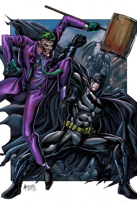 Batman Vs Joker Colored By Jey2dworld On Deviantart