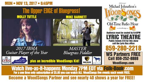 New11 13 17 Woodsongs Old Time Radio Hour