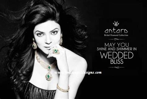 Gold And Diamond Jewellery Designs Sushmita Sen In Kalyan Jewellers Ad