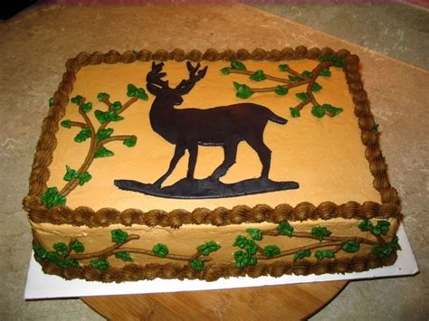 Deer Hunting On Cake Central Birthday Cakes For Men Hunting Birthday