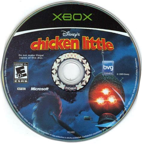 Disneys Chicken Little 2005 Xbox Box Cover Art Mobygames