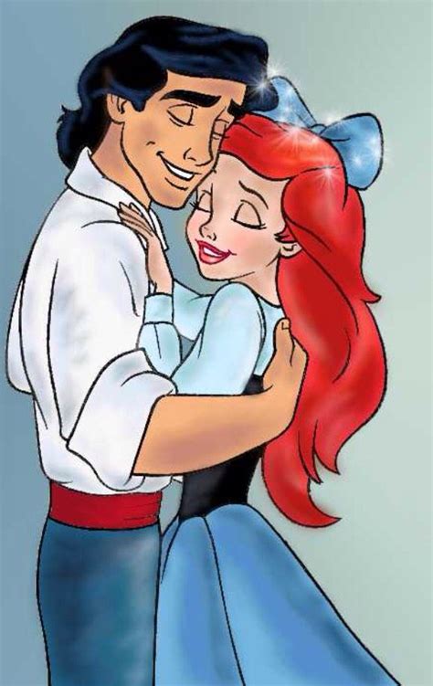 Anime Disney Princess Ariel And Prince Eric