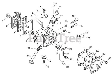 Echo Cs 6701 Echo Chainsaw Carburetor Parts Lookup With Diagrams