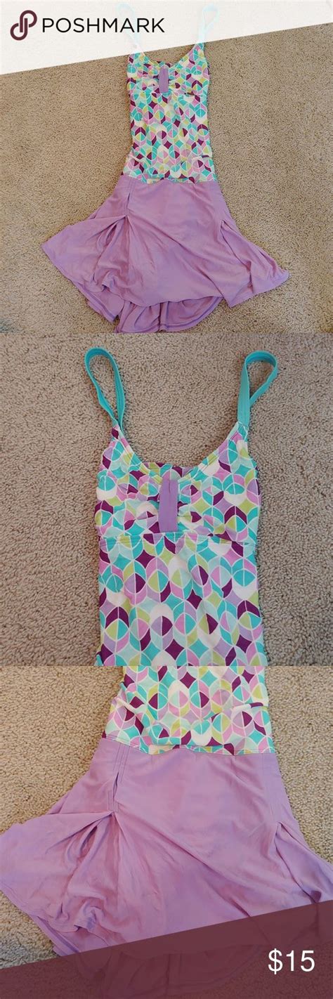 Youth Girls 14 Lands End One Piece Swimsuit Purple One Piece Swimsuit