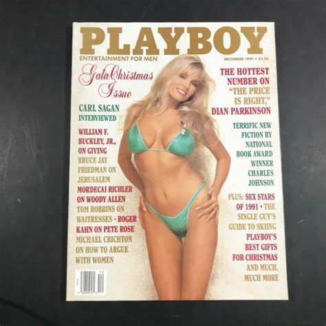 PLAYBOY MAGAZINE DECEMBER 1991 Dian Parkinson Carl Sagan Great Lookn