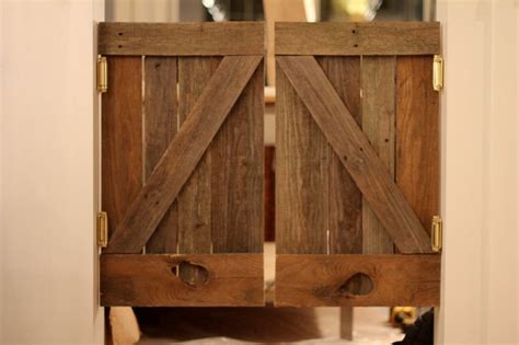 Reclaimed Barn Wood Saloon Doors Home Kitchens Pinterest Doors
