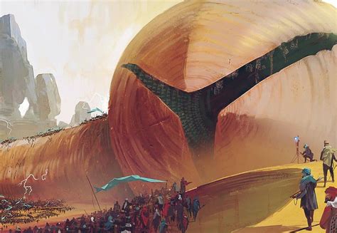 On Arrakis Thumper By By Sammy Hall Imaginarybehemoths Dune Art