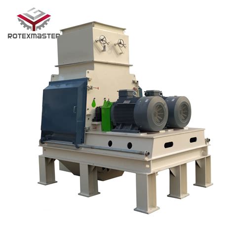 Grinding Crushing The Wood Chips To Sawdust High Efficiency Hammer Mill