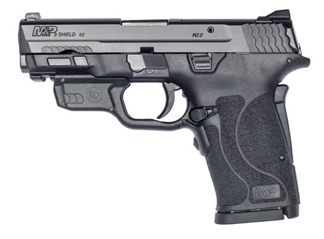 Smith And Wesson Mandp9 Shield Ez 9mm Pistol With Red Laser Black 12439