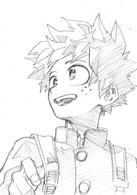 It's all about proportions and how things are placed in. Pin by Kennedy Gutierrez on MHA (With images) | Anime sketch, My hero, Hero academia characters