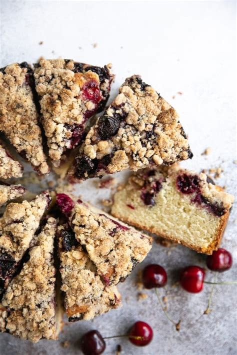 Cherry Coffee Cake Recipe The Forked Spoon