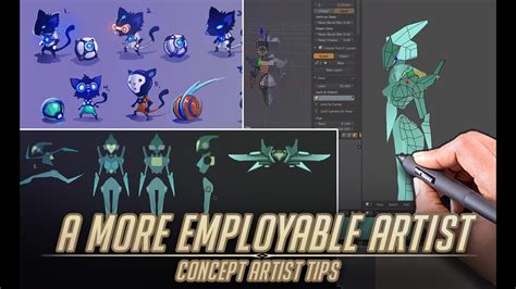 How To Be A More Employable Artist In Video Games Concept Artist Tips