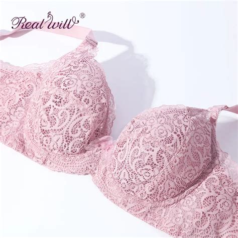 realwill lace bra thin section push up bra sujetador talla grande sexy bra women bra 2019 new