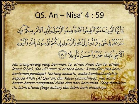 Ayat Al Quran Taat Kepada Allah Swt Tori Webmorse