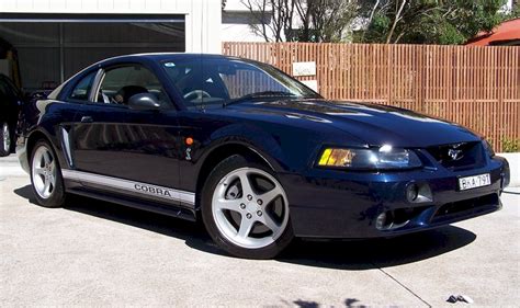 True Blue 2002 Ford Mustang Svt Cobra Coupe