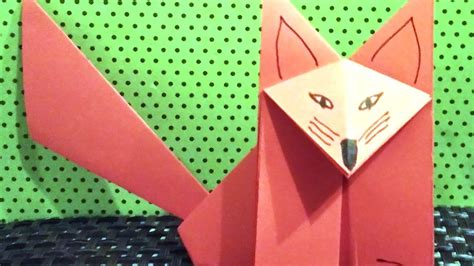 How Can I Make An Origami Fox Youtube