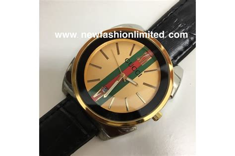 Buy Gucci Watch Black And Gold Watch Zone London