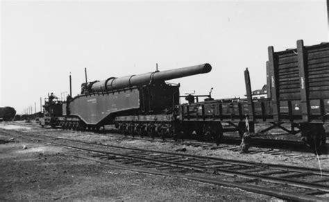 28 Cm K5e Sewastopol Krim Railway Gun World War Photos