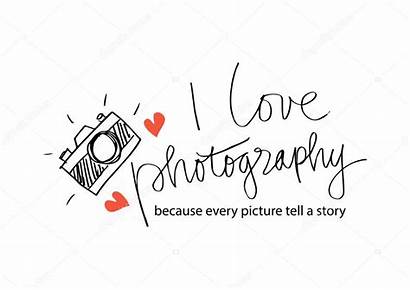 Every Because Story Camera Tell Lettering Depositphotos