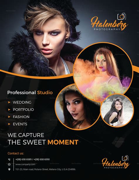 Professional Custom Design Photography Flyer Template Photography